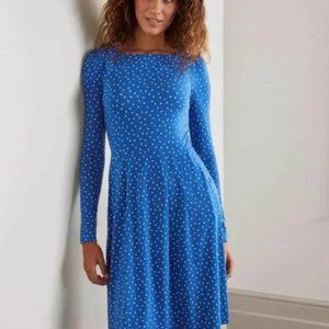 Boden Francesca Long Sleeve Jersey Dress with Pockets